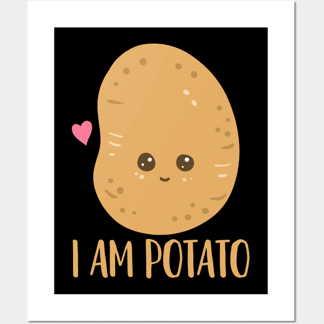 Potato Kawaii Potato Costume Wall Art by CreativeGiftShop